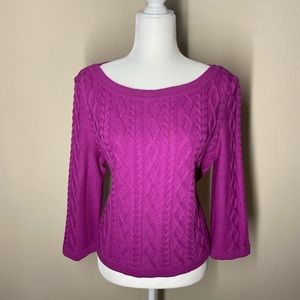 St John boat neck sweater EUC